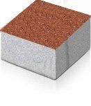 Купити Тротуарна плитка Моноліт-Брук Квадрат малий 6 коричнева