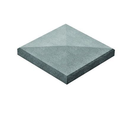 Купить Крышка четыре скатная для столба Золотой Мандарин 380х380х70 белая