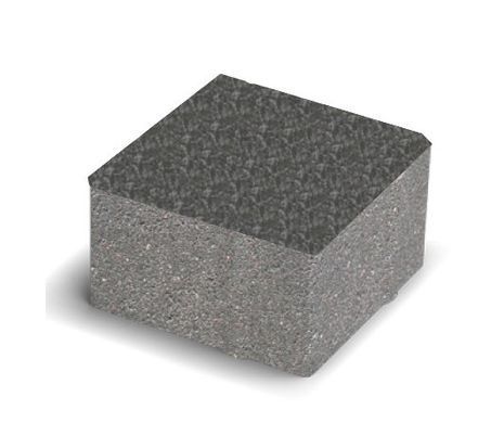 Купити Тротуарна плитка Золотий мандарин Квадрат великий 200х200 чорна