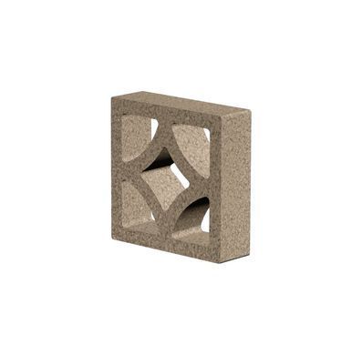 Купить Решетка Золотой Мандарин Гармония 300х300х90 персиковая