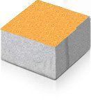 Купити Тротуарна плитка Моноліт-Брук Квадрат малий 6 жовта