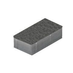 Купити Тротуарна плитка Золотий Мандарин Цегла велика без фаски 240х160 чорна