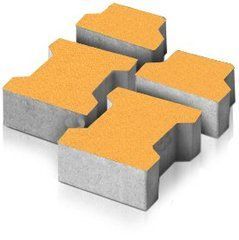 Купити Тротуарна плитка Моноліт-Брук Гантель 8 жовта