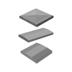 Кришки та дашки на стовпи парканів ⏩ Купити в Києві та області Кришки та дашки на стовпи парканів