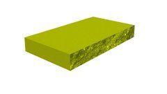 Купить Крышка Плита декоративная для парапета Золотой Мандарин (скол две стороны и торец) 400х250х60 желтая