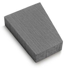 Купить Тротуарная плитка Unilux Трапеция широкая без фаски рифленая коричневая