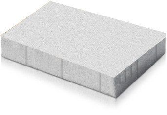 Купить Тротуарная плитка Монолит-Брук Прямоугольник 6 белая