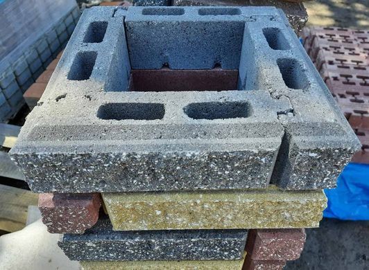 Купить Кирпич Кая столба Монолит - Брук 235 х 75 х75 серый