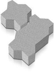 Купити Тротуарна плитка Моноліт-Брук Хвилька 6 сіра