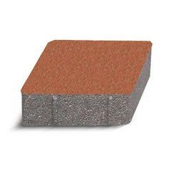 Купити Тротуарна плитка Золотий Мандарин Ромб 150х150 червона