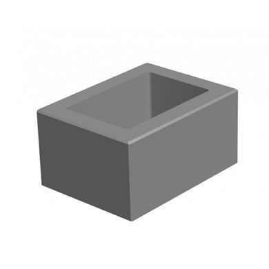 Купить Блок для столба Гладкий М-200 (микрофаска) 400х300х200 колор-микс