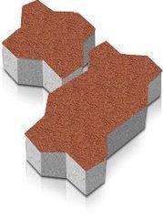 Купити Тротуарна плитка Моноліт-Брук Хвилька 6 коричнева